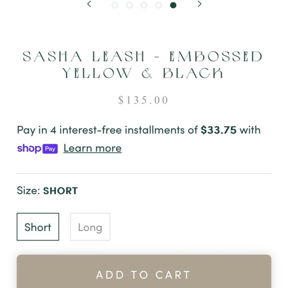 Shaya short dog leash new with tags - Picture 6 of 8